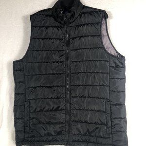 Highland Outfitters Puffer Jacket Men Vest Polyester Size Adult Large Black